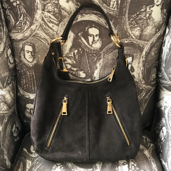 🌟JUST REDUCED⭐️ Prada Brown Suede Handbag - Picture 2 of 8